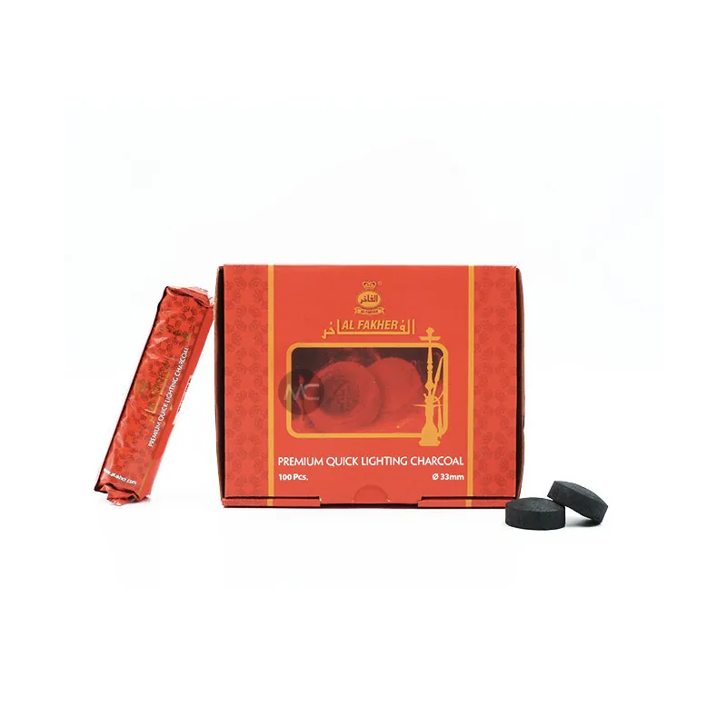 Charbons Al Fakher 33mm – Qualité Premium Charbons Al Fakher 33mm – Qualité Premium