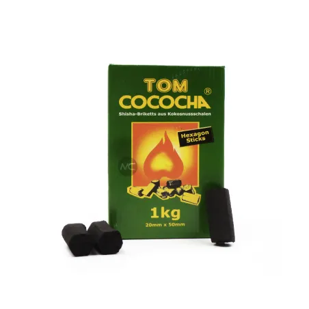 Charbons Tom Cococha Hexagon 1kg pour Chicha - MyChicha