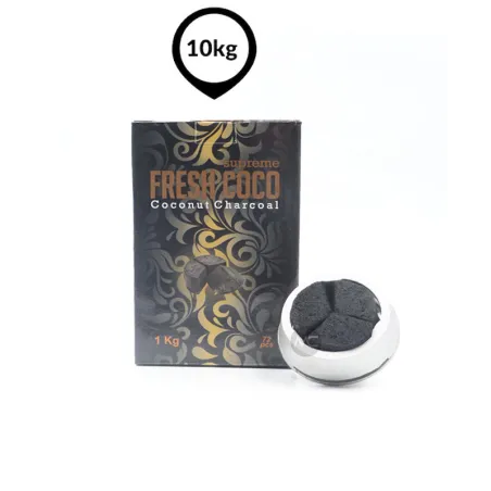 Charbons Naturels Fresh Coco Supreme 10kg pour Chicha - MyChicha
