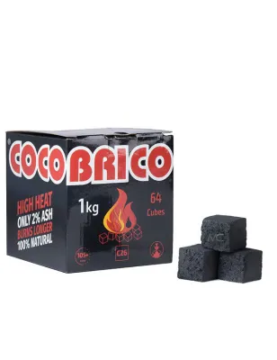Charbon Naturel Cocobrico 26mm 1kg pour Chicha - MyChicha
