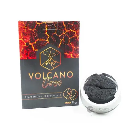 Charbons Volcano Coco Duo 1kg pour Chicha - MyChicha