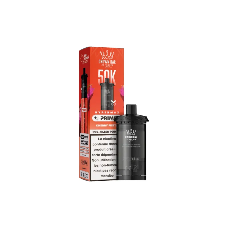 Pod Al Fakher Crown Bar Hypermax Prime 50K 2x10ml 6mg