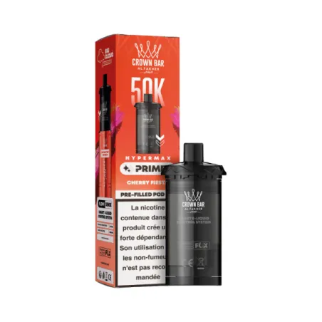 Pod Al Fakher Crown Bar Hypermax Prime 50K 2x10ml 6mg