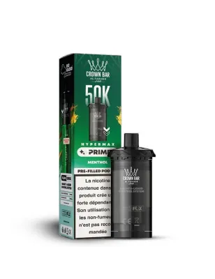 Pod Al Fakher Crown Bar Hypermax Prime 50K - 2x10ml 6mg