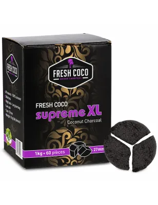 Fresh Coco Supreme XL 27mm 60 pièces 1 kg – Chicha
