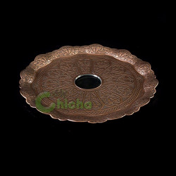 Assiette Orientale Bronze